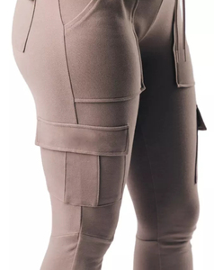 Pantalon cargo pour femme, matière de haute qualité, couleurs personnalisées, fermeture à cordon, respirant, séchage rapide, 300g, élégant, nouveau - Product Image 6