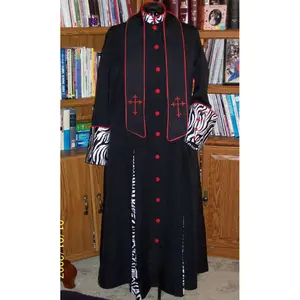 축복 샤블 의복 보라색 교회 사제 의복 유니폼