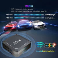 TV Box X98K OTT con Chip Rockchip RK3528A, Android 13 Opcional, Decodificación 8K, LAN de 100M, Smart Set Top Box para Streaming en Casa