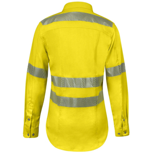 Camisa DE TRABAJO personalizable para mujer, ropa de seguridad impermeable transpirable con función de secado rápido, venta al por mayor de alta visibilidad FR - Product Image 5