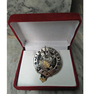 Pendentif / Breloque maçonnique rond en or 9 carats avec compas et équerre maçonniques, 2,28 grammes, ruban maçonnique des Chevaliers Templiers - Product Image 2