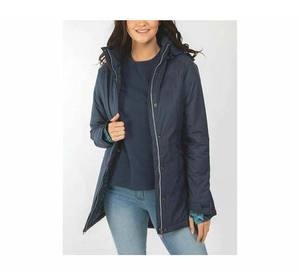 Veste équestre longue d'hiver pour femme, imperméable, avec logo personnalisé - Product Image 1