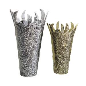 แจกันดอกไม้โลหะสำหรับตกแต่งบ้านทำด้วยมือแจกันศิลปะเน้นเสียงตกแต่งบ้านทำมือหรูหราทันสมัย - Product Image 4