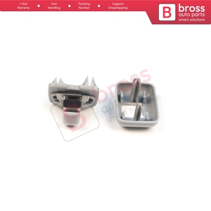 BDP1655 1 Piece Sun Visor Shade Holder <b>Hook</b> <b>Clips</b> Gray Color for A1 A3 A4 B7 B8 B9 A5 A6 C6 Q2 Q3 Q5 TT Exeo - Product Image 4