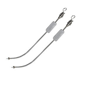 Tube d'aspiration de sinus en gros 2 Pcs Tube d'aspiration cardiaque en acier métallique de finition de Dall pour l'usage médical d'hôpital - Product Image 4