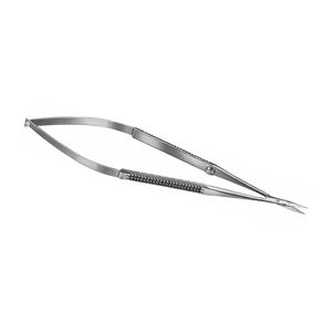 Micro tijeras de alta calidad, hoja afilada recta, mango impreso, Micro tijera de acero inoxidable para cirugía ocular - Product Image 4