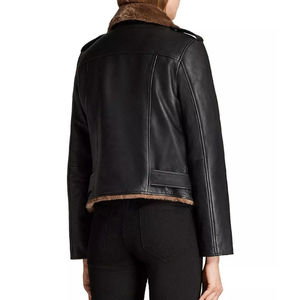 Chaqueta de Piel de Oveja para Mujer, Diseño Nuevo, Hecha a Medida, Chaquetas de Piel de Oveja para Mujer - Product Image 3