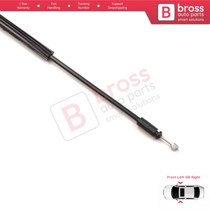 BDP925 Outer Door Handle Release <b>Lock</b> Latch Bowden <b>Cable</b> Front 805032702R for Fluence 2011-On Facelift - Product Image 6