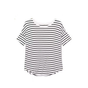 Camisetas de Verano para Mujer, Ecológicas, Casuales, de Corte Regular, Transpirables, de Secado Rápido, Cuello Redondo, Mezcla de Spandex y Algodón - Product Image 2