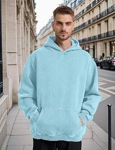 Hombres Ropa de invierno Sudaderas con capucha casuales Sudaderas con capucha de color sólido Ropa de moda Sudaderas con capucha ajustadas para hombres - Product Image 3