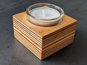 wooden <b>Candle</b> Holders <b>Candle</b> Jars - Product Image 4
