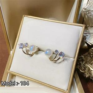 Indian Manufacture Customizable Alloy Stud Earring with Enamel or <b>Stone</b> Inlay for Retailers OEM ODM Supported Available for Sale - Product Image 1