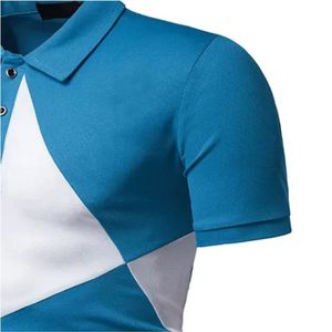 Pull tricoté à manches courtes pour homme, style coréen, coupe ajustée, col à revers, 100 % coton, personnalisable avec logo OEM, idéal pour l'été - Product Image 5