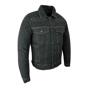 Veste en jean délavée légère pour homme, mode printemps automne, vente en gros, veste en jean délavée pour homme, vêtements de mode urbaine, fournisseur - Product Image 1