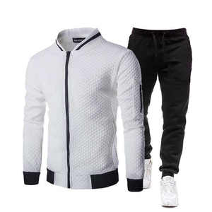 Conjunto Deportivo para Hombre, Chándal Deportivo de Marca, Ropa Deportiva de Dos Piezas, Chaqueta de Manga Larga y Pantalones, Chándal Informal para Hombre - Product Image 4