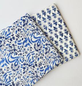 Jaipur Handmade 100% Cotton Hand Block Printed Fabric Traditional Eco Friendly Breathable Handcrafted Block Print Cotton Fabric - Product Image 1