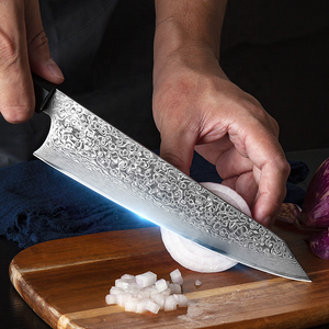 มีดทำครัวโลหะดามัสกัสแบบทำมือมีดทำครัวที่ปลอดภัยสำหรับเครื่องล้างจานแบบญี่ปุ่น - Product Image 2
