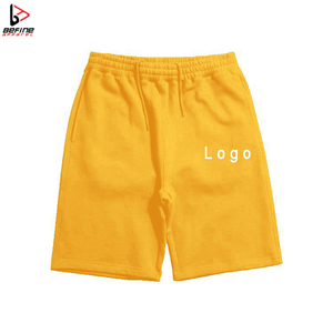 Shorts décontractés pour hommes 2024, 100 % coton, 380 g, coupe ample, style streetwear, motif uni, séchage rapide, respirant, respectueux de l'environnement - Product Image 3
