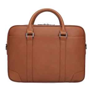 New Design Business Laptop <b>Bag</b> Briefcase Waterproof Computer Handbag Coffee <b>Men</b> Women <b>Bag</b> Soft Sided Leather Briefcase - Product Image 3