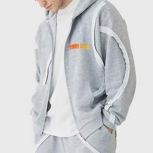 Sweat-shirts à capuche pour hommes MOVATEXTILES, unis, d'hiver, à manches longues, avec fermeture éclair, 100% coton, coupe classique, prix de gros - Product Image 5