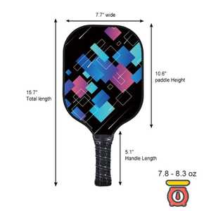Pagaie de pickleball en fibre de carbone personnalisée en gros avec design AND1 Qualité supérieure pour les joueurs professionnels-Utilisation hiver et été - Product Image 2