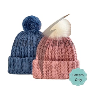 Gorros de Punto Jacquard Personalizados de Primera Calidad 2026, Gorros de Punto con Pompón Lisos y Modernos para Hombres, Mujeres y Niños - Product Image 1