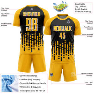 Ensembles d'uniformes de football haute performance Maillot de football personnalisé Vêtements de sport pour les clubs, les ligues scolaires, les camps d'entraînement et les matchs - Product Image 5