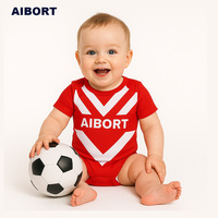 Ensembles de football personnalisés pour bébés, tendance, légers, en tissu frais, impression personnalisée, pour l'été et l'automne, séchage rapide