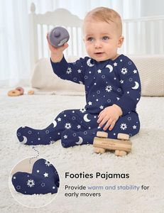 Venta Caliente: Pijamas de Bebé Personalizados con Estampado, 100% Algodón Orgánico - Product Image 3