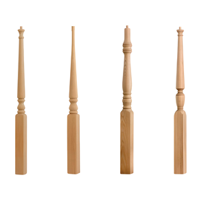 4410 Newel Post Red Oak Diseñado Fabricado por expertos en escaleras de madera para cualquier escalera EFS Factory Viet Nam - Product Image 1