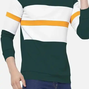 เสื้อสเวตเชิ้ตคอกลมผ้าฟลีซโพลีเอสเตอร์/คอตตอน ผู้ชาย สกรีนโลโก้ได้ ลายเรียบ ดีไซน์เรียบง่าย พิมพ์ลายดิจิตอล สำหรับฤดูใบไม้ร่วง ย้อมสีพื้น - Product Image 5