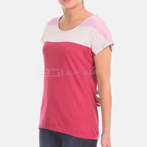 Camiseta básica de algodón para mujer, cuello redondo, manga corta, suave, transpirable, cómoda, ligera, moderna, informal, para verano, uso diario. - Product Image 3