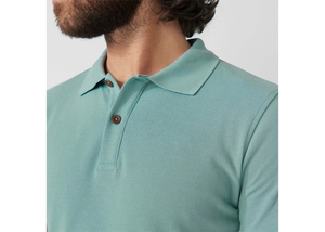 2024 logotipo transpirable impreso personalizado de gama alta para hombres para Polos de poliéster alto algodón Spandex Golf camisetas tendencia sólida - Product Image 4