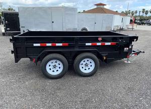 Remorque à benne basculante 7X14 de qualité supérieure, 8 tonnes, profil bas, 4 côtés hauts, DM142, disponible à prix avantageux - Product Image 2