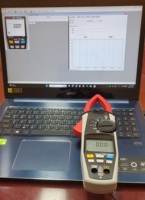 Medidor de pinza True RMS AC/DC con registro de datos, medición de corriente CC, impermeabilidad IP54, seguridad CAT IV 600V, 16.000 registros, 35mm