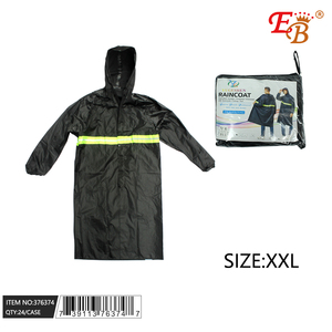 เสื้อกันฝนพลาสติกกันลมใช้ซ้ำได้ XXL 24ชิ้น /cs สไตล์ทหารเรียบง่ายสำหรับตั้งแคมป์ตกปลาโลโก้ที่กำหนดเอง - Product Image 1