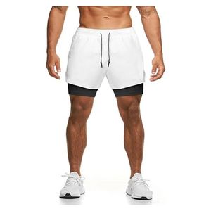 Men's Double Layer Casual Shorts Athletic Short Pants Loose Fit <b>Basketball</b> Training Shorts High Quality <b>Product</b> Inflow Sports - Product Image 4