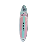 Offre Spéciale IXPE mousse 9'0 débutant planche de surf haut souple Logo personnalisable pour les eaux offshore avec EPS mousse bois EVA palmes pour