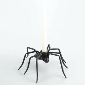 Metal Iron <b>Black</b> Spiral <b>Pillar</b> <b>Candle</b> <b>Holders</b> - Product Image 3