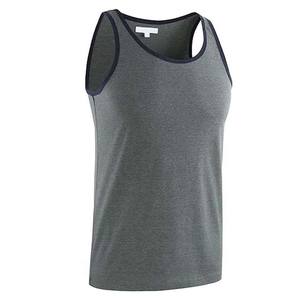 เสื้อกล้ามวิ่งออกกำลังกายแขนกุดสำหรับผู้ชายเสื้อออกกำลังกายเล่นฟิตเนสวิ่งผ้าฝ้ายออกแบบโลโก้ได้ตามต้องการ - Product Image 4