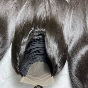 Genius Weft Closure Raw Straight Vietnamese 100% Human hair wigs glueless SHIP FEDEX by Cloudyhair collection for women - Product Image 1