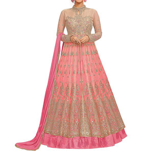 Salwar Kameez en soie pakistanaise entièrement brodée, sur mesure, prêt-à-porter, collection pour occasions spéciales - Product Image 1