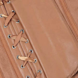 Dernier modèle de corset en cuir quantité minimale de commande bas modèle Service OEM Offre Spéciale Corset en cuir sans manches à prix abordable pour vente en ligne - Product Image 6