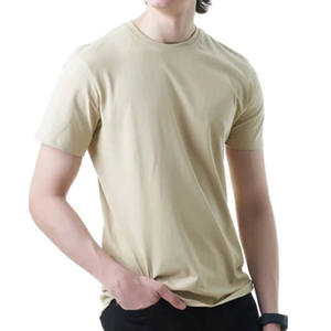 100% camisetas unisex de algodón peinado con logotipo personalizado y color OEM/ODM servicio opciones de algodón/bambú/poliéster - Product Image 1