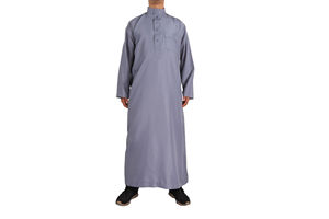 Venta al por mayor de alta calidad Al Dafah Thobes Jubba hecho a medida para los hombres musulmanes temporada de otoño - Product Image 2