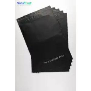 Bolsas de mensajería compostables de almidón de maíz de base biológica PLA ecológico para embalaje de envío a granel para fines de comercio electrónico - Product Image 2