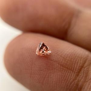 Diamante de laboratorio de corte trillón rosa, Diamante de 0,18 quilates para anillo de compromiso o fabricación de joyas, joyería de diamantes - Product Image 6