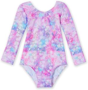 Leotardos de Baile de Manga Larga para Niña, Personalizados, con Estampado por Sublimación, para Danza, Deportes, Entrenamiento, Ballet, Gimnasia, Precio Bajo - Product Image 1