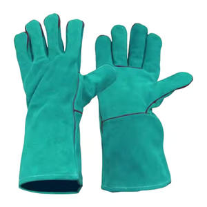 Vache fendue main gants de protection en cuir soudage sécurité Construction soudage fonction Anti-coupure pour gants en cuir - Product Image 6