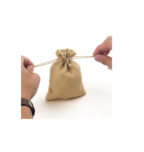 Sacs de pochette en toile de jute lourd pur noeud de corde pour une utilisation polyvalente sacs réutilisables écologiques de qualité supérieure 100% confortables - Product Image 6